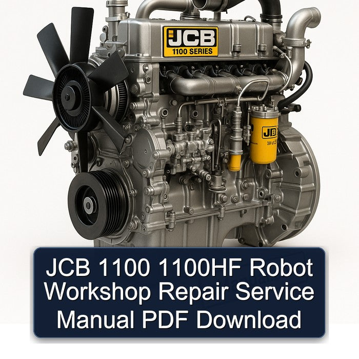 JCB 1100 1100HF Robot Service Repair Workshop Manual PDF
