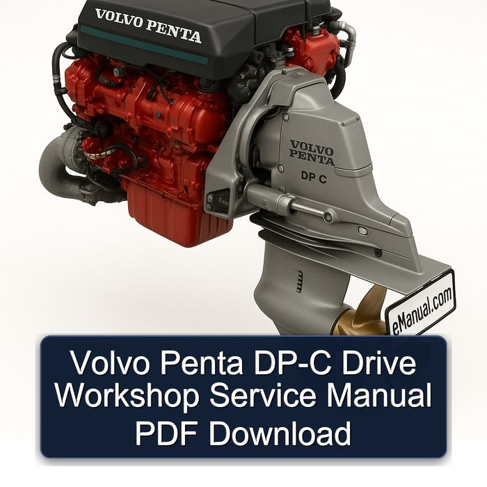 Volvo Penta DP-C Drive Service Repair Workshop Manual PDF
