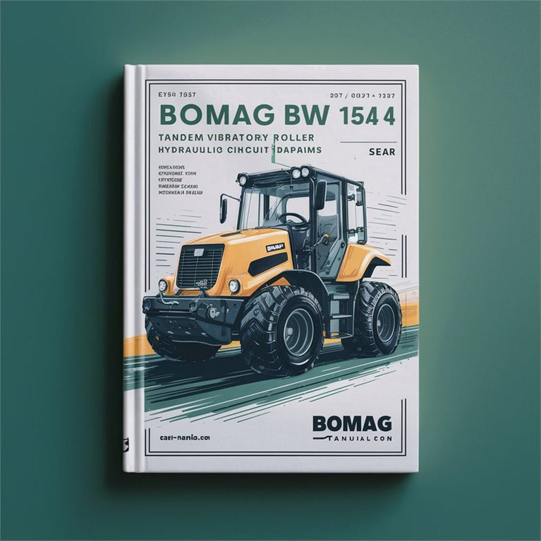 Bomag BW 154-4 Tandem Vibratory Roller Hydraulic Service Repair Workshop Manual PDF
