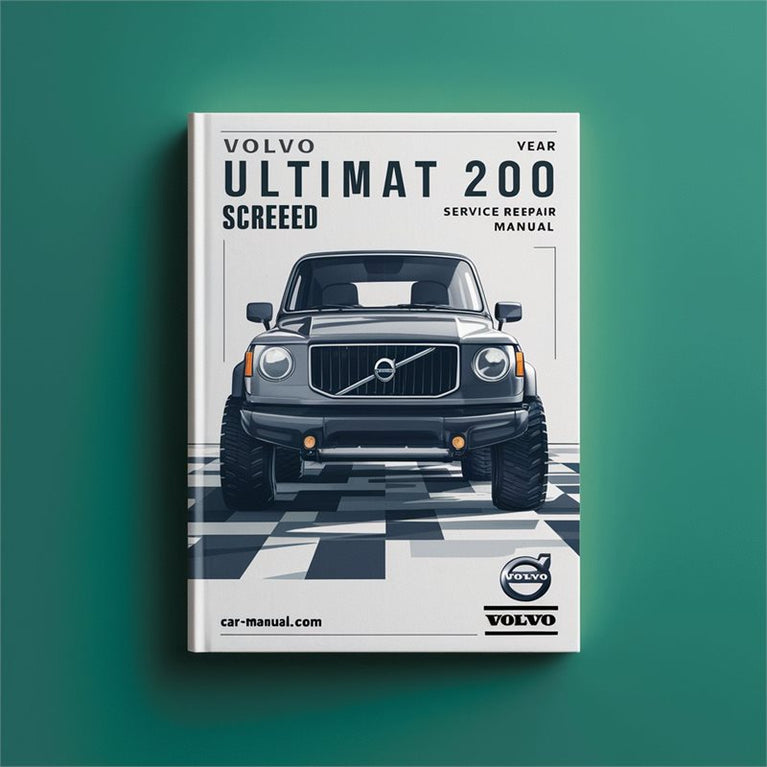 Volvo 200 Series Ultimat Screed Service Repair Workshop Manual PDF