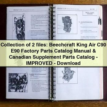 Beechcraft King Air C90 E90 Canadian Supplement Parts Catalog PDF