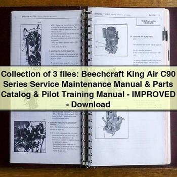 Beechcraft King Air C90 Series , Pilot Training Parts Catalog PDF