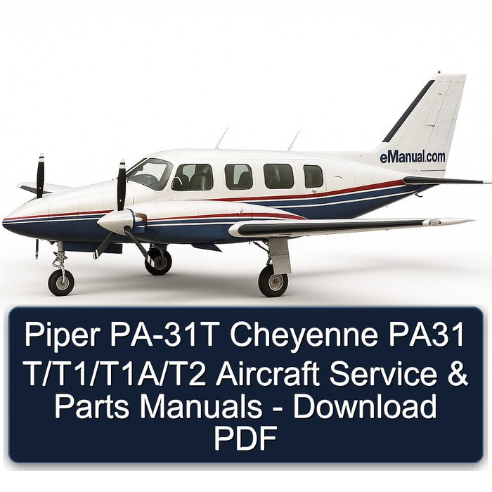 Piper PA-31T Cheyenne PA31 T/t1/t1a/t2 Aircraft Parts Catalog PDF