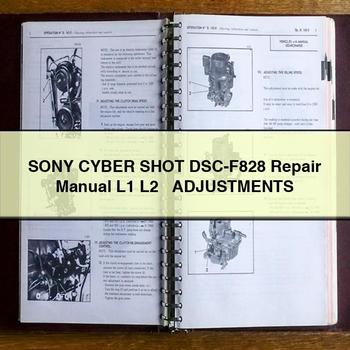 Sony Cyber Shot DSC-F828 L1 L2 Adjustments Service Repair Workshop Manual PDF
