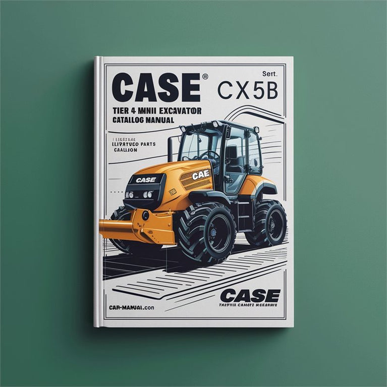 Case CX55B Tier 4 Mini Crawler Excavator Illustrated - Improved Parts Catalog PDF