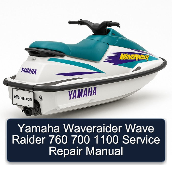Yamaha Waveraider Wave Raider 760 700 1100 Service Repair Workshop Manual PDF