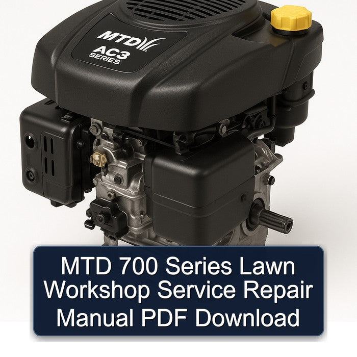 MTD AC3 Series 700 Lawn Service Repair Workshop Manual PDF