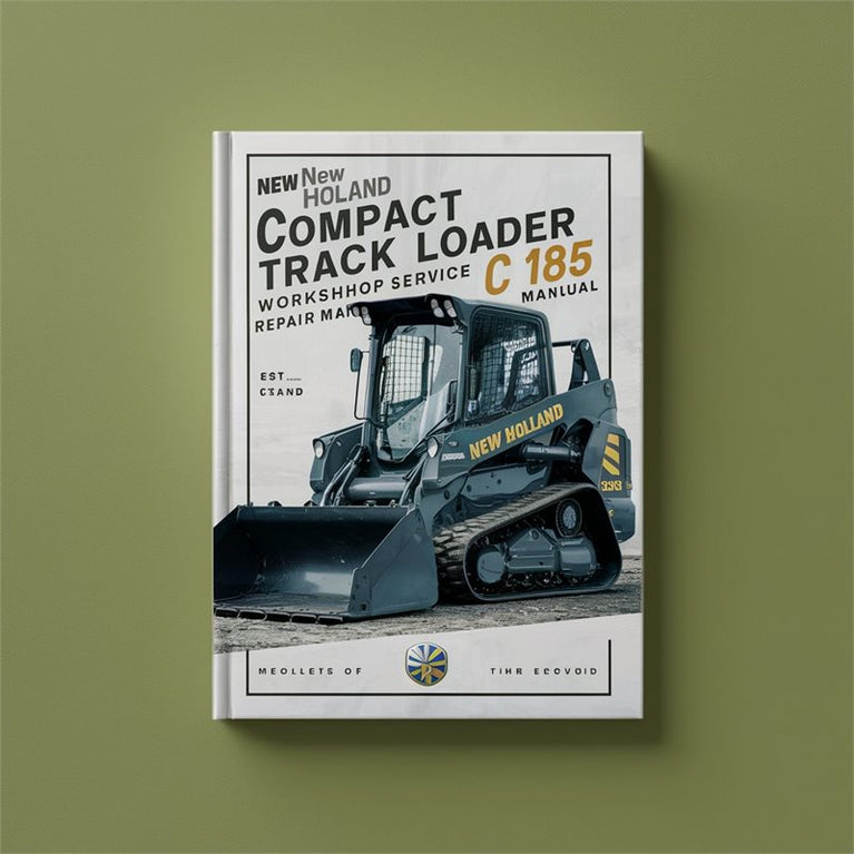 NEW Holland Compact Track Loader C 185 Service Repair Workshop Manual PDF