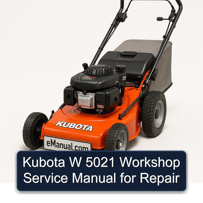 Kubota W 5021 Service Repair Workshop Manual PDF