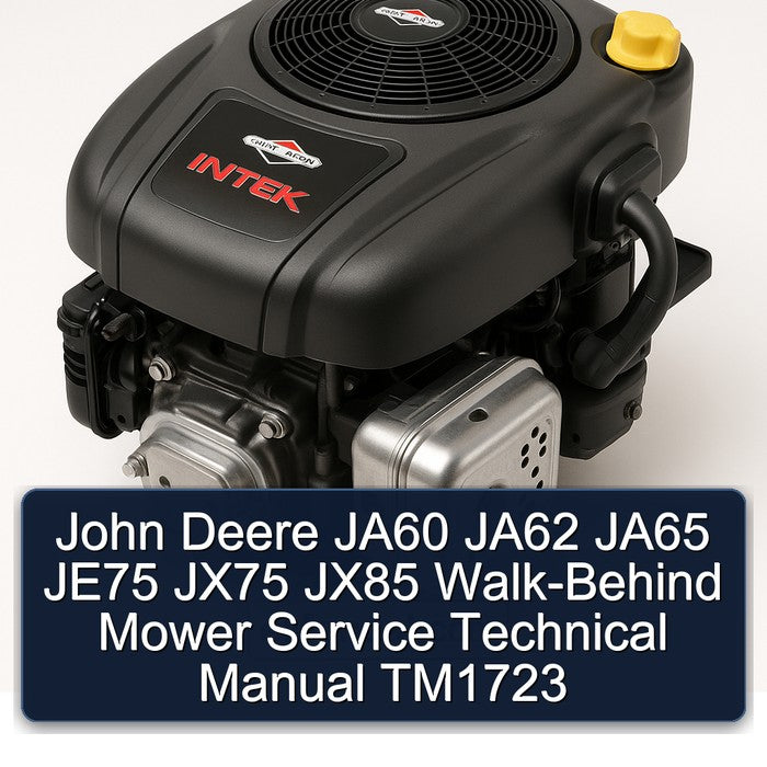 John Deere JA60 JA62 JA65 JE75 JX75 JX85 Walk-behind Mower TM1723 Service Repair Workshop Manual PDF