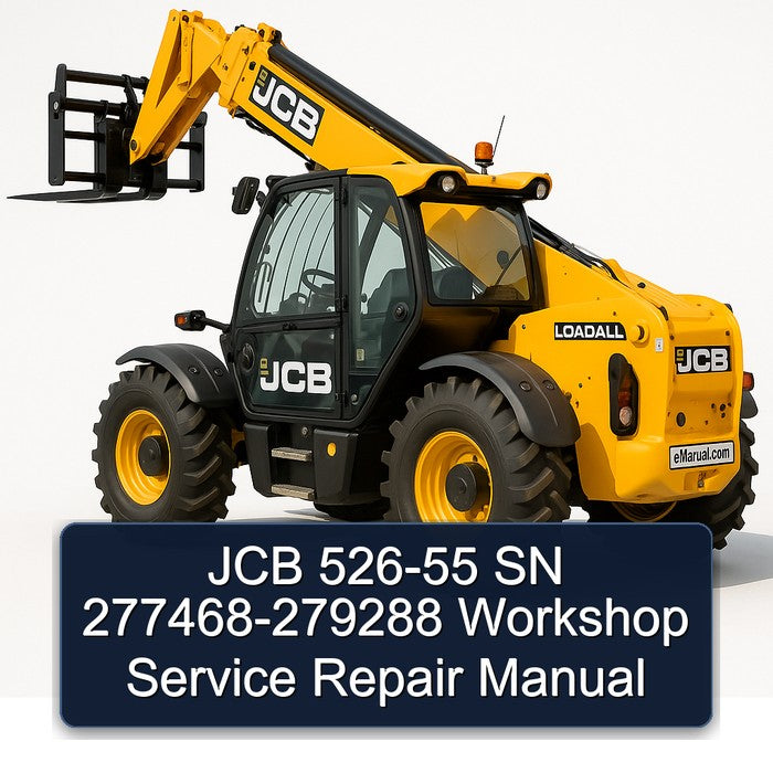 JCB 526-55 SN 277468-279288 Service Repair Workshop Manual PDF