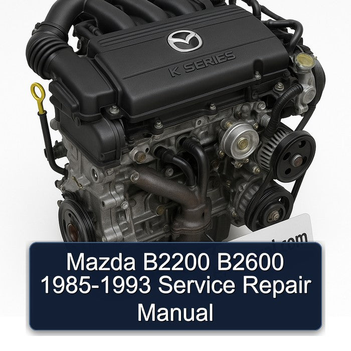 1985-1993 Mazda K Series B2200 B2600 Service Repair Workshop Manual PDF