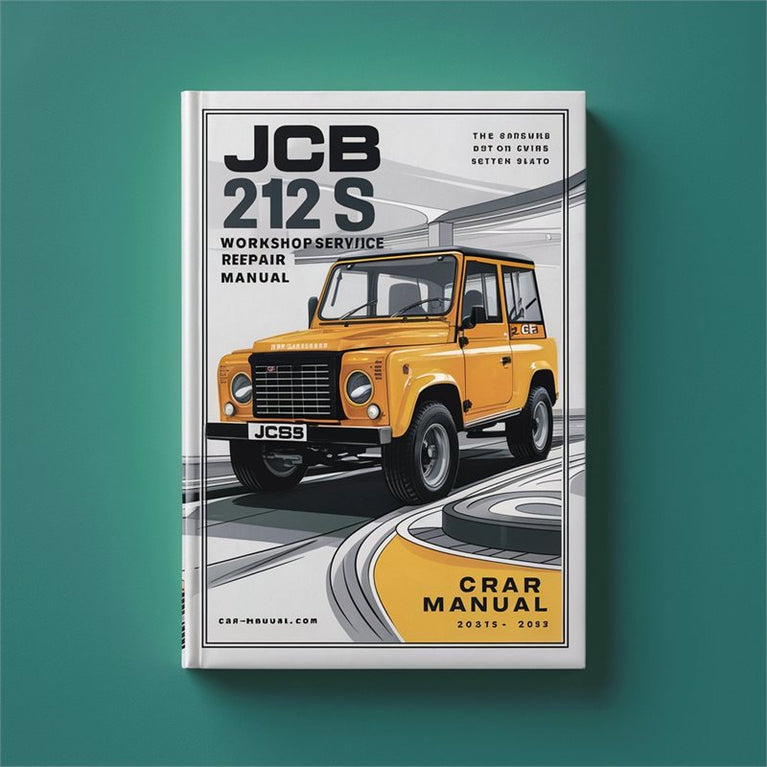 JCB 212 S 481196 Onwards Service Repair Workshop Manual PDF