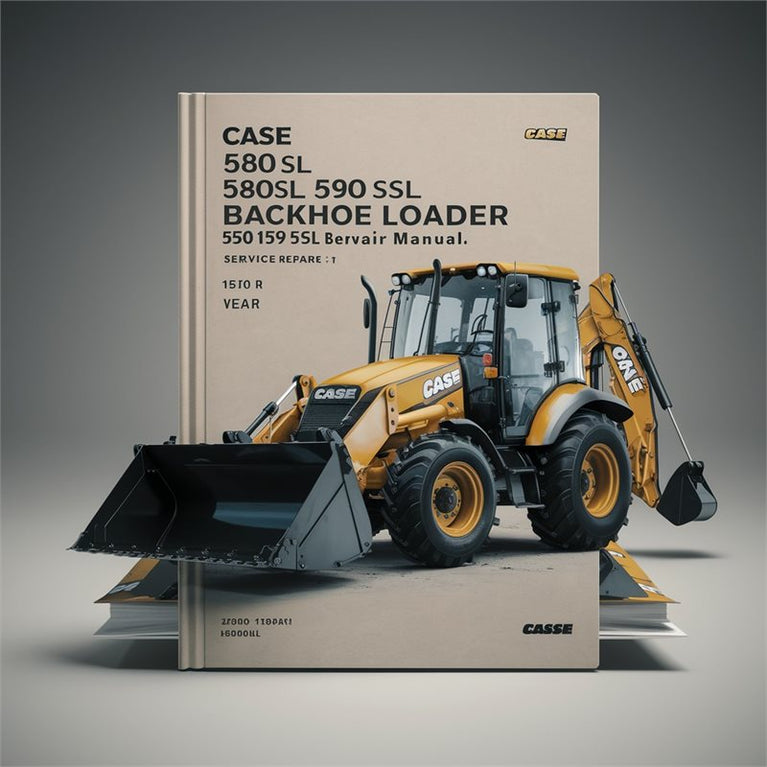 Case 580L 580SL 590SL Backhoe Loader 580 590 Super L Service Repair Manual - Improved - PDF