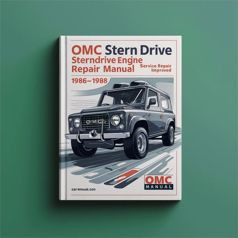 OMC Stern Drive Sterndrive Engine Repair Service Manual 1986-1998 Improved - PDF