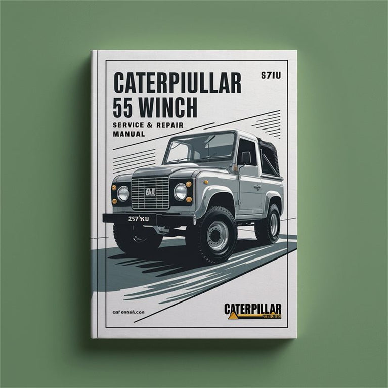 Caterpillar 55 Winch 37U Service Repair Workshop Manual PDF