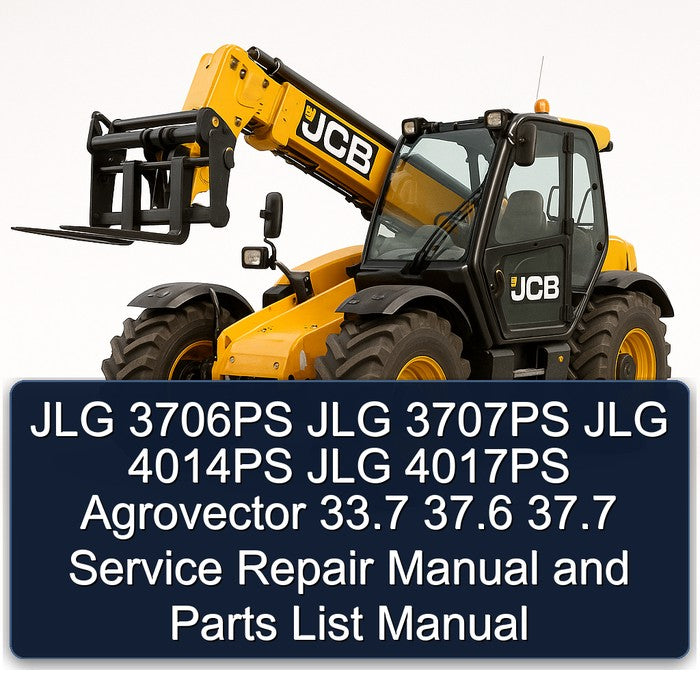 JLG 3706PS 3707PS 4014PS 4017PS Agrovector 33.7 37.6 37.7 Parts Catalog PDF