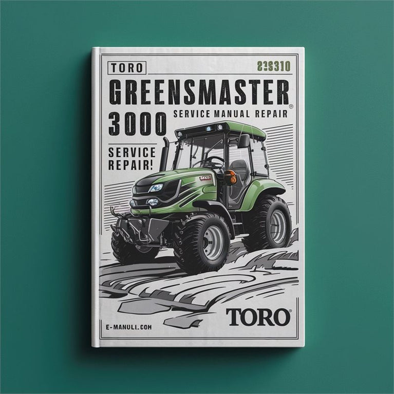 Toro Greensmaster 3000 WSM Service Repair Workshop Manual PDF