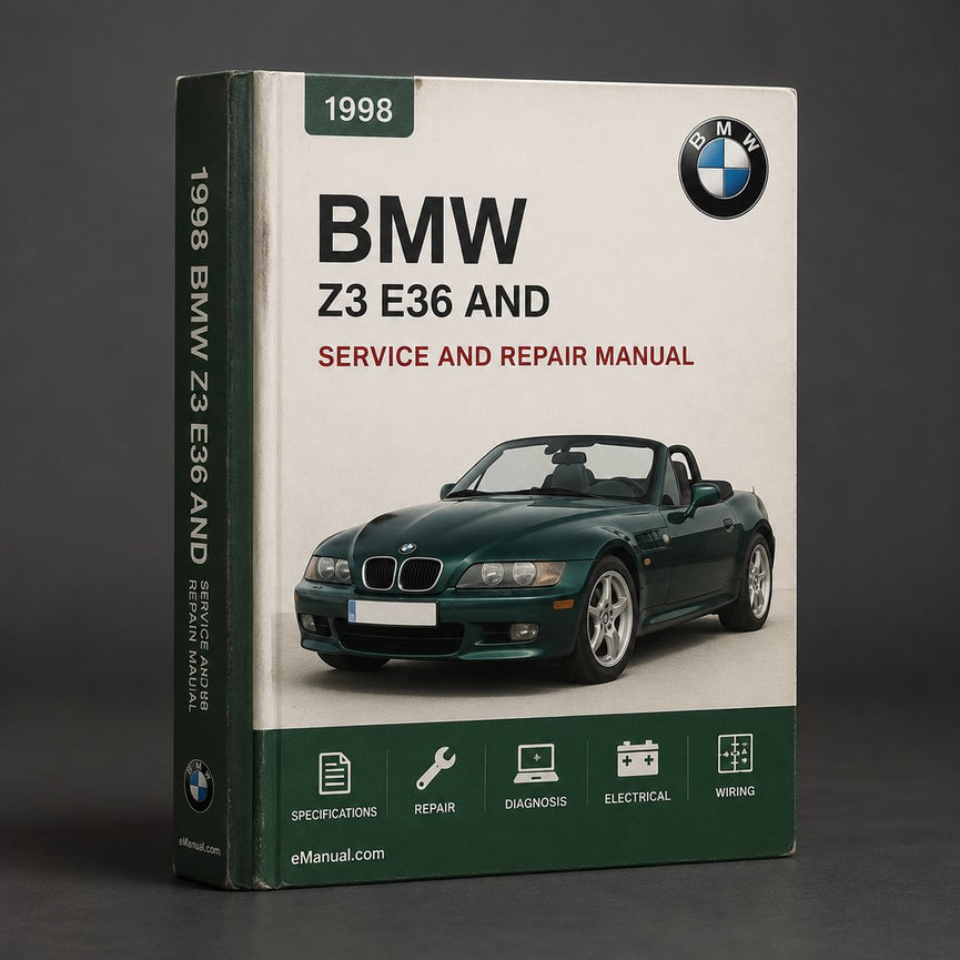 BMW Z3 E36 1998 Service- und Reparaturhandbuch
