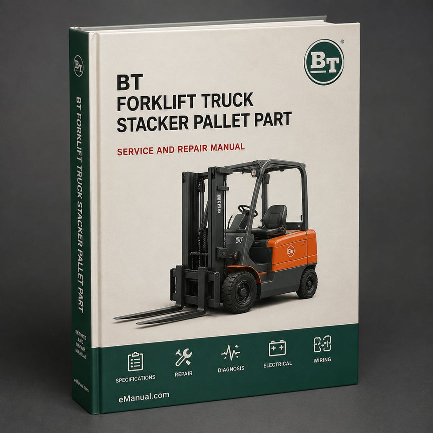 BT Gabelstapler Stapler Palettenteile Teil Handbuch Illustrierte Liste Ersatzteilkatalog ipl