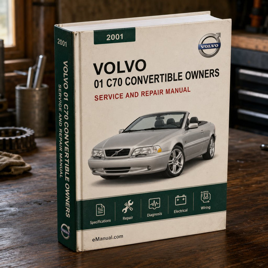 01 Volvo C70 Convertible 2001 Owners Manual