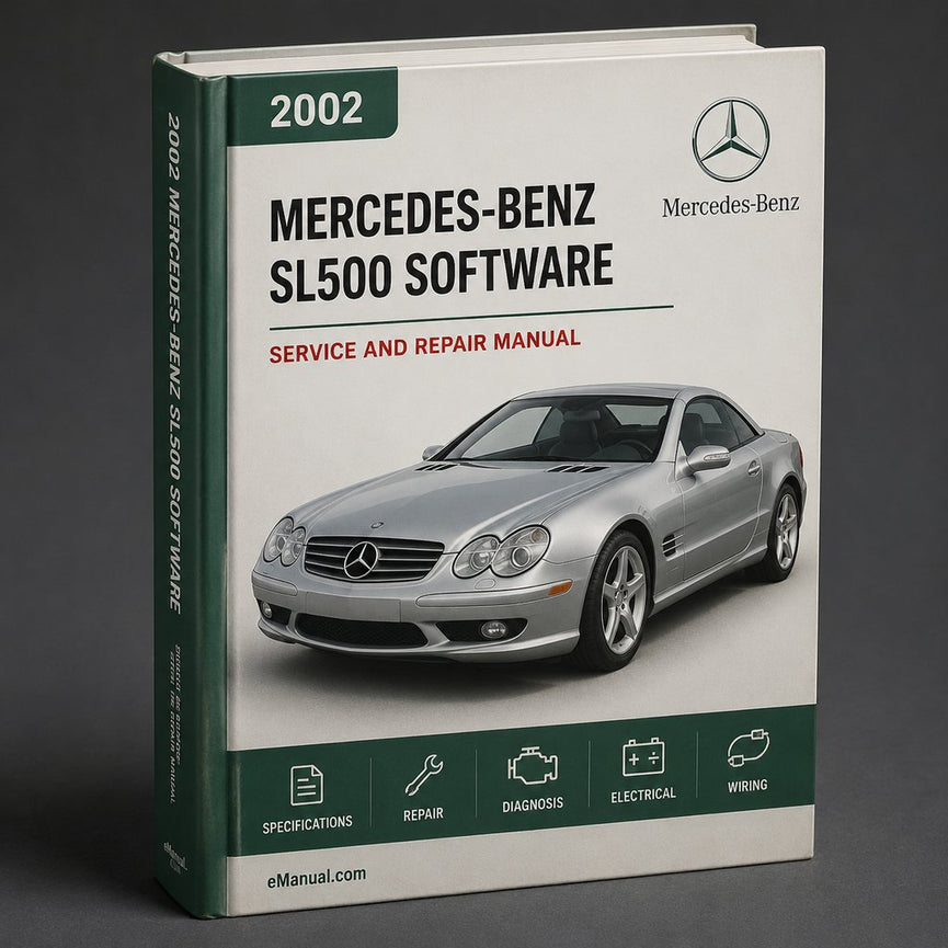 2002 Mercedes-Benz SL500 Service- und Reparaturhandbuch-Software