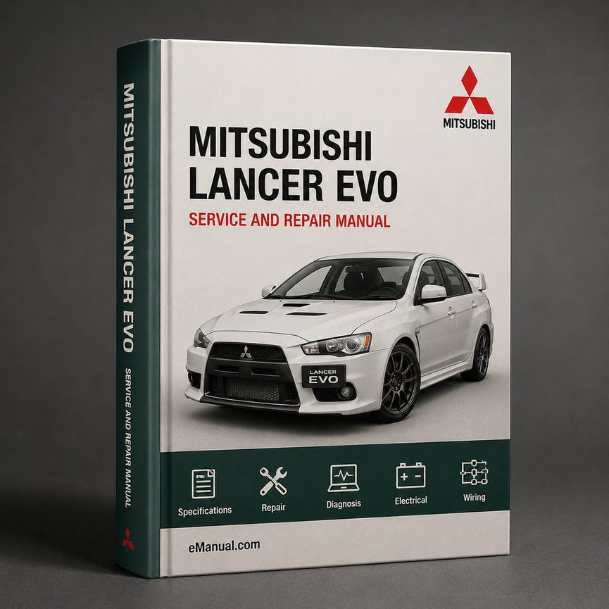 Mitsubishi Lancer EVO 9 Complete Workshop Service Repair Manual
