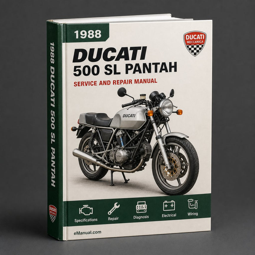 Ducati 500 SL Pantah 1988 Factory Service Repair Manual