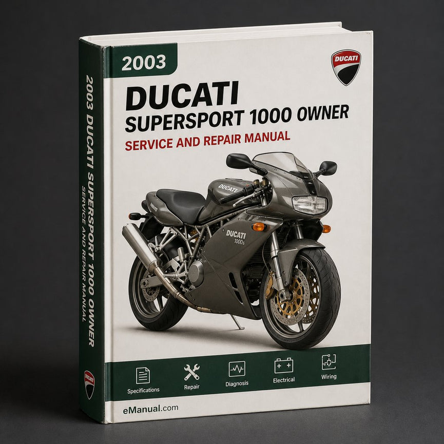 2003 Ducati SuperSport 1000 Owner Manual