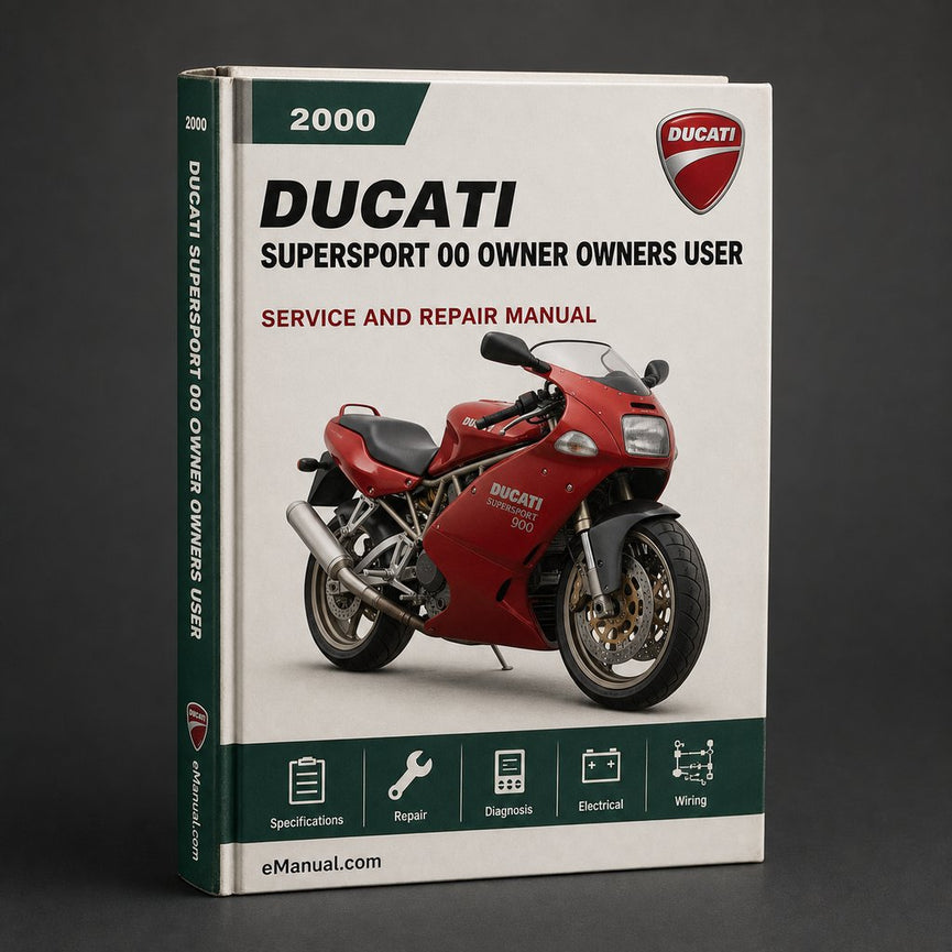 Ducati Supersport 00 2000 Complete OFFICIAL Owner Owners User Manual