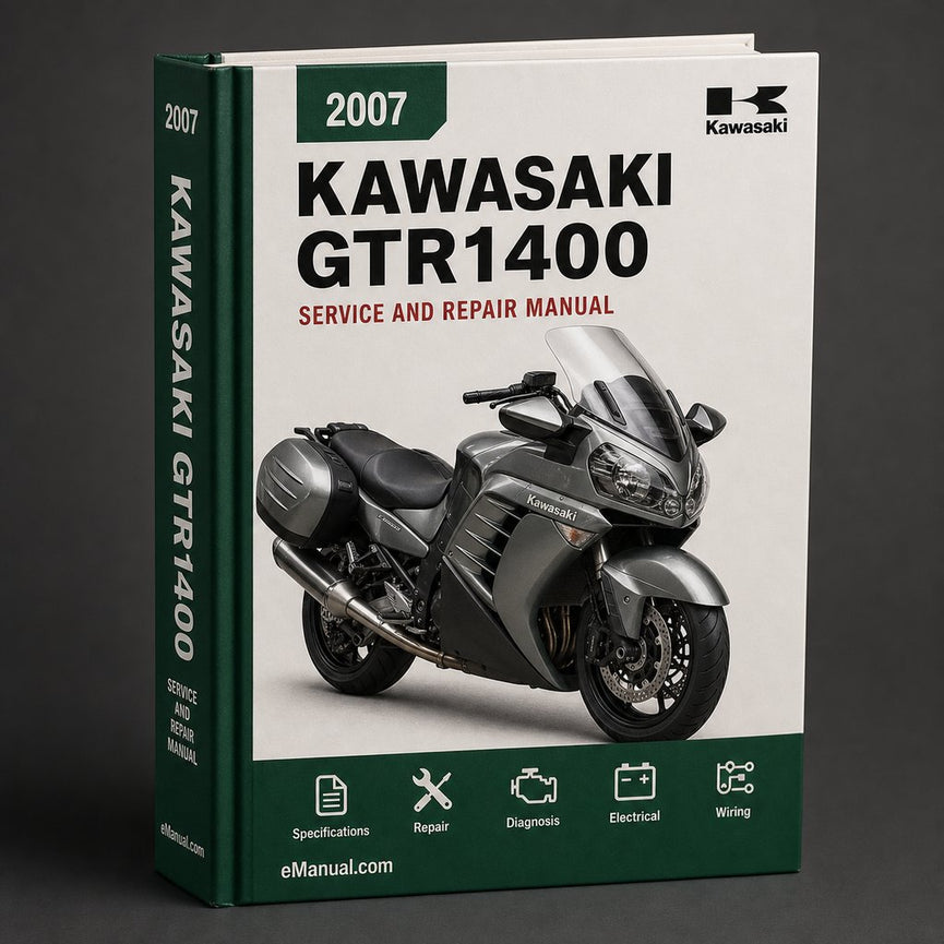 Kawasaki GTR1400 2007-2013 Workshop Service Manual