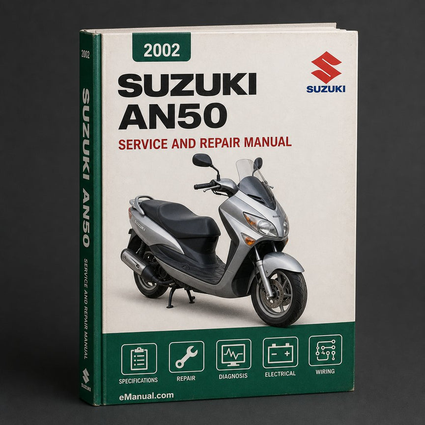 Suzuki AN50 2002 Service-Reparaturhandbuch