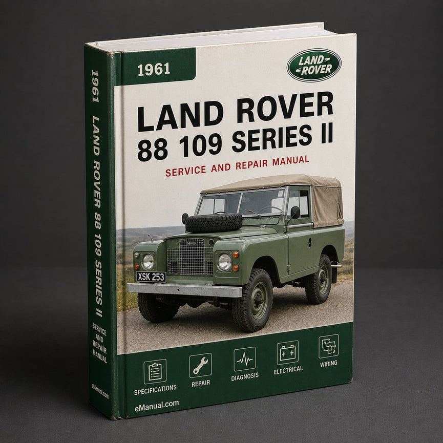 Land Rover 88 109 Series II 2 1961 Service Repair Manual
