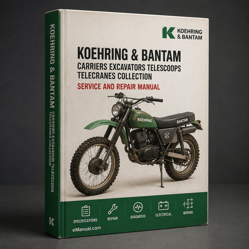 Koehring & Bantam Carriers Excavators Telescoops Telecranes - COLLECTION OF 45 Parts Manual EPC IPL Catalog