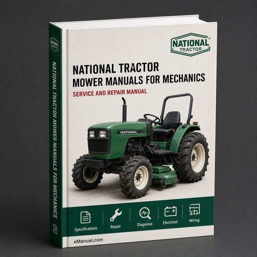 National Tractor Mower Manuals for Mechanics