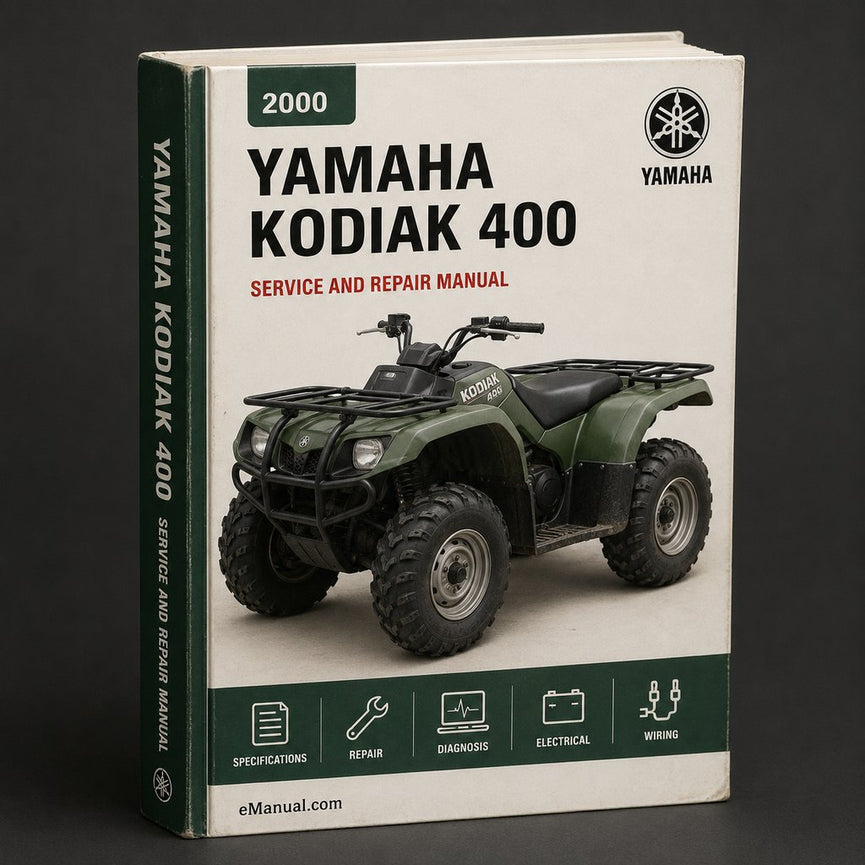 2000-2002 Yamaha Kodiak 400 Repair Manual
