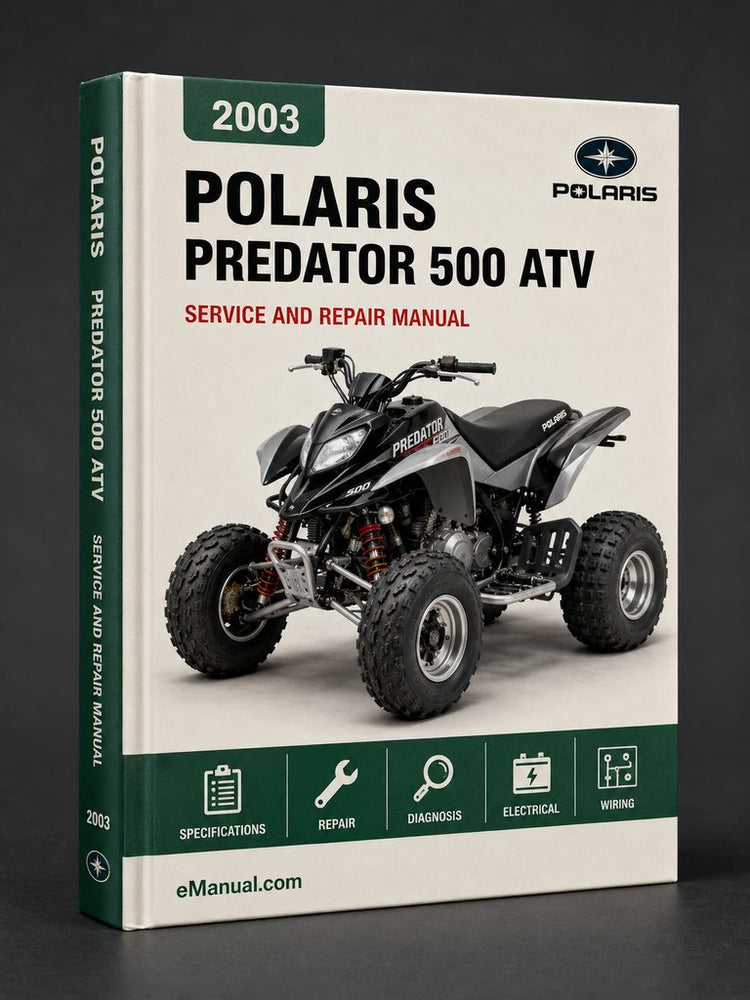 2003 Polaris Predator 500 ATV Repair Manual