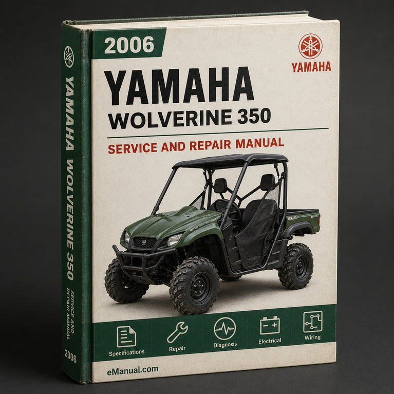 2006-2009 Yamaha Wolverine 350 Repair Manual