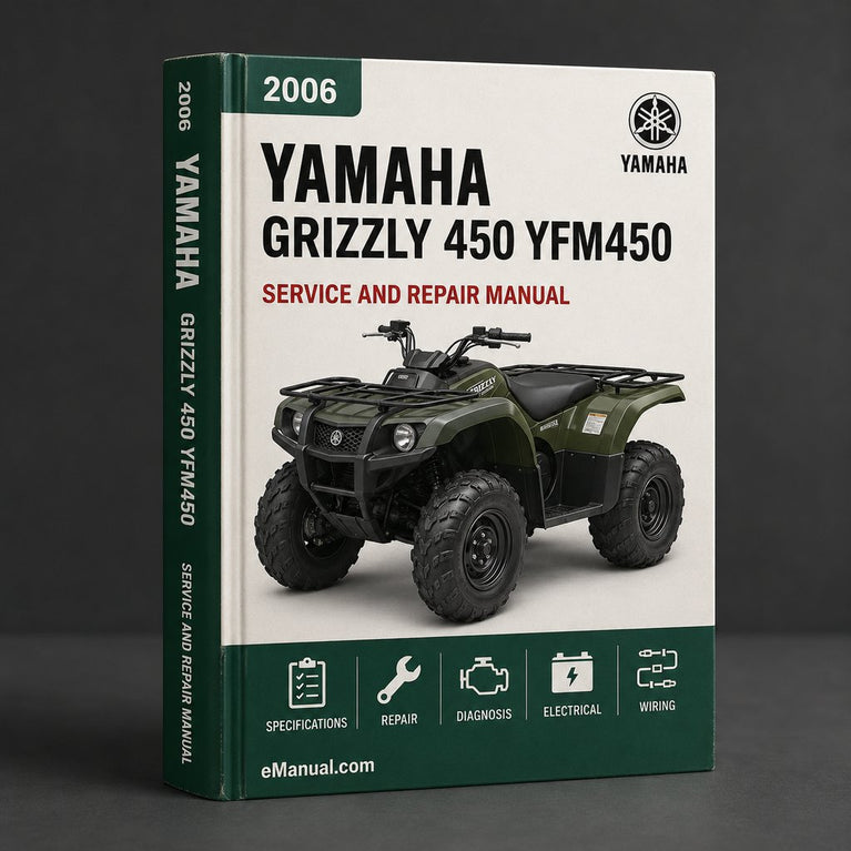 2006-2010 Yamaha Grizzly 450 Repair Manual YFM450