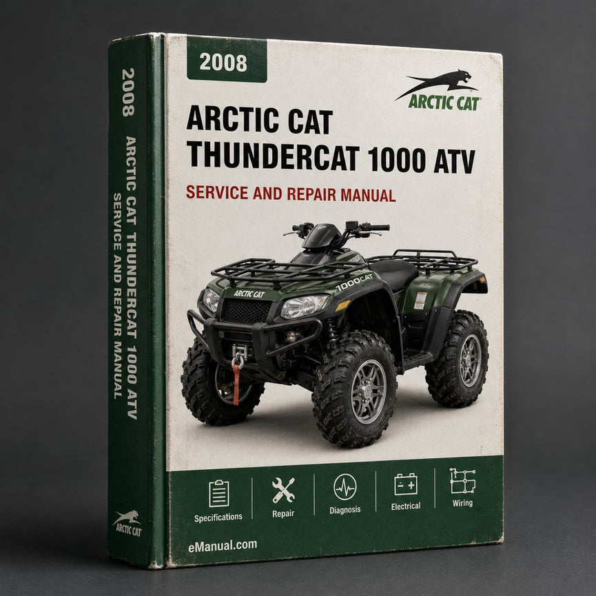 2008 Arctic Cat Thundercat 1000 Repair Manual ATV