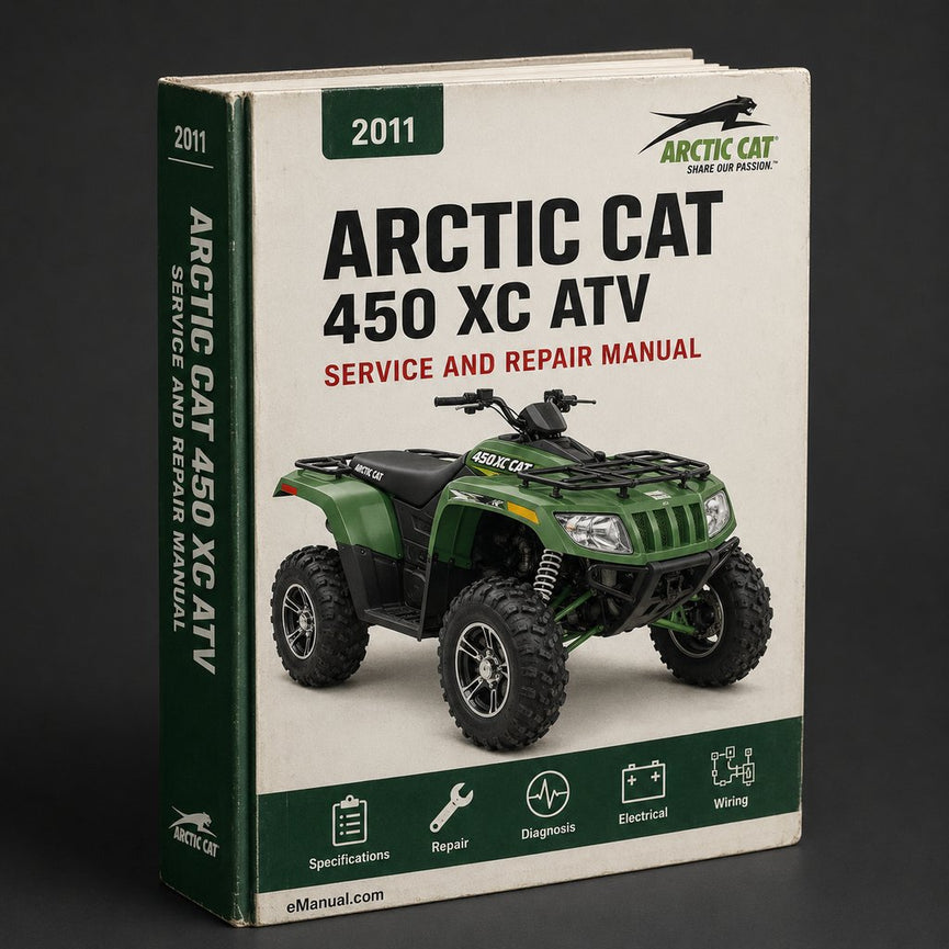 2011 Arctic Cat 450 XC Repair Manual ATV