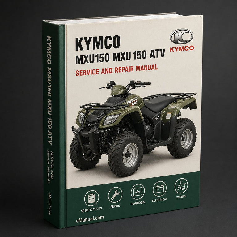 Kymco MXU150 MXU 150 ATV Service Repair Workshop Manual
