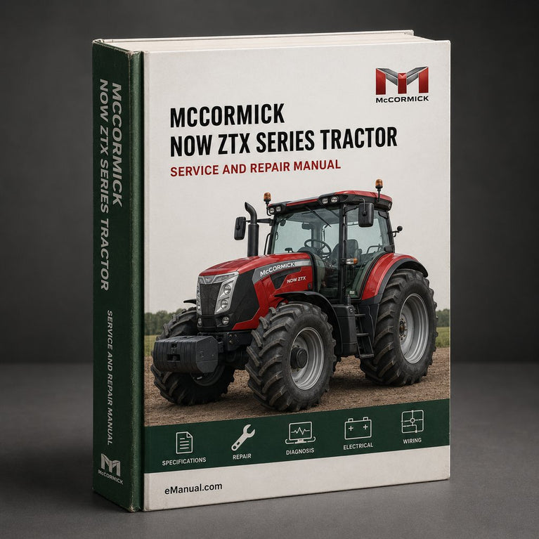 Now MCCORMICK ZTX Series Tractor Service Repair Manual
