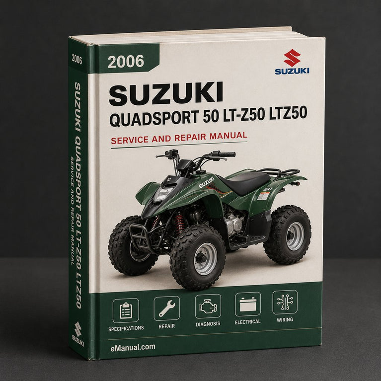Suzuki QuadSport 50 LT-Z50 LTZ50 2006-2009 Service Repair Manual