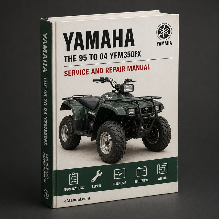 the 95 to 04 Yamaha YFM350FX ATV Service Repair Manual