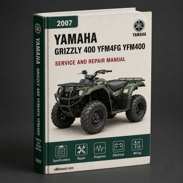 Yamaha Grizzly 400 YFM4FG YFM400 2007-2008 Service Repair Manual