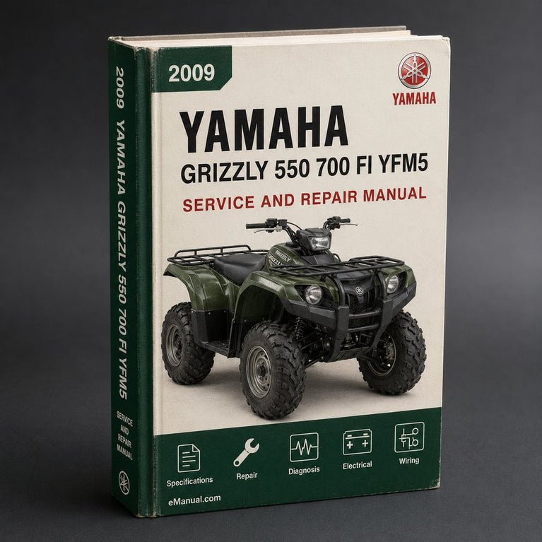 Yamaha Grizzly 550 700 FI 2009 2010 2011 YFM5 YFM7 Service Repair Workshop Manual