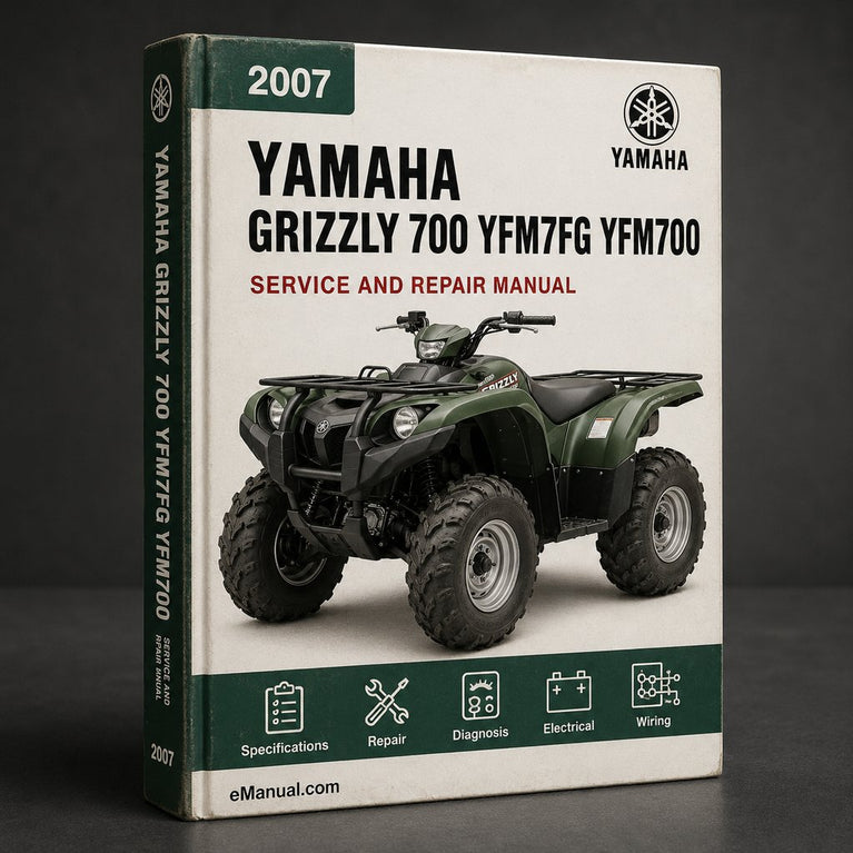 Yamaha Grizzly 700 YFM7FG YFM700 2007 2008 Service Repair Workshop Manual