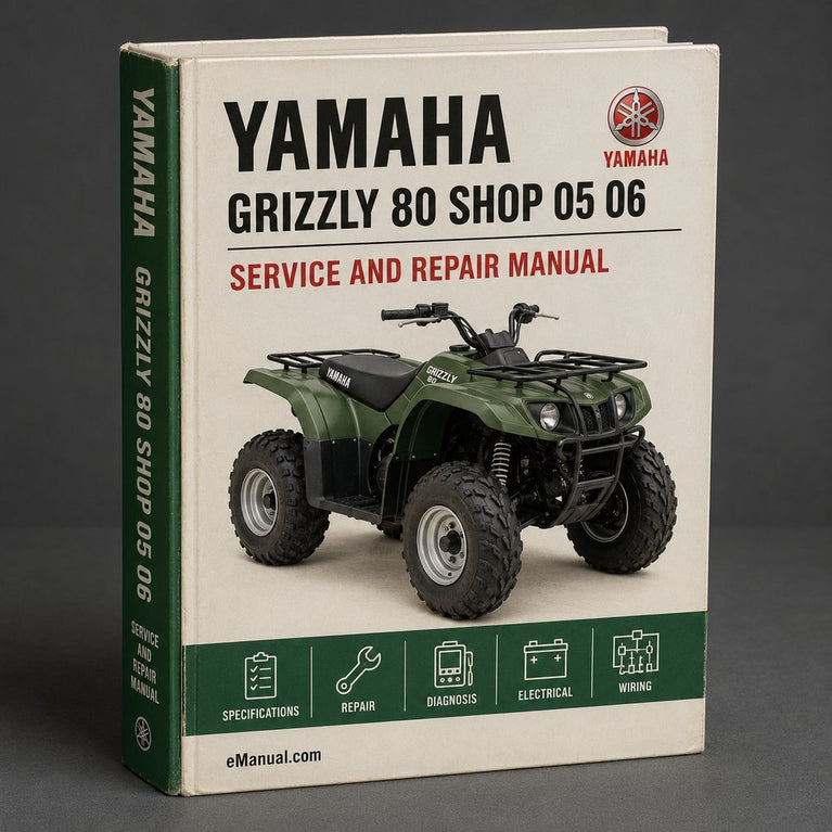 Yamaha GRIZZLY 80 Repair Shop Manual 05 06 07 08