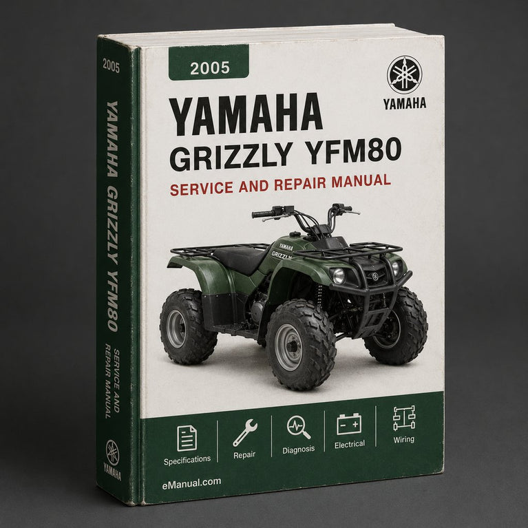 Yamaha Grizzly YFM80 Repair Manual 2005-2008
